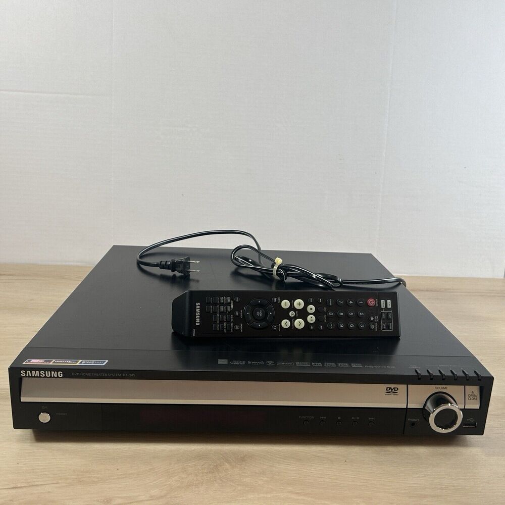 Samsung HT-Q45 5.1ch 5-Disc Changer DVD player W/ Remote ++ TESTED & WORKING